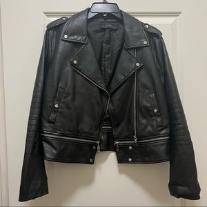 Zara leather jacket
